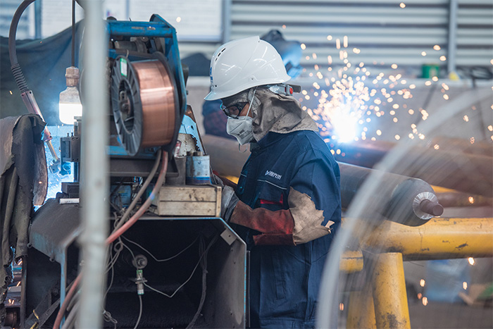 保山网架焊接车间